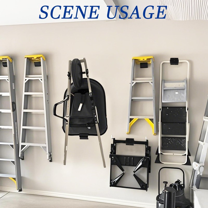 HhdvdyWgd Heavy Duty Ladder Hooks for Garage Wall 4 Pack