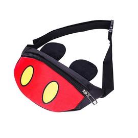 Cute Kids Fanny Pack for Little Kids Toddler Waist Bag Children's Mouse Canvas Baby Fanny Pack