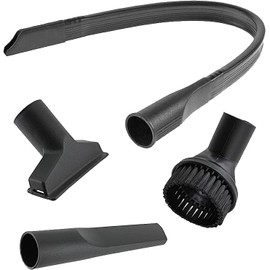 SPARES2GO Car Cleaning Valet Kit with Long Flexible Crevice Tool Compatible with Shark Vacuum Cleaner (35mm)
