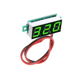 Digital For Voltmeter 0.28 Inch Two-Wire 2.5V-30V Digital For Voltmeter Voltage Tester Meter LED Display Voltmeter Voltage Meter Meter Digital Voltmeter Motorcycle Voltmeter