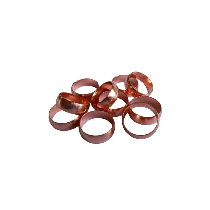 15mm Copper Olives - Pack of 10