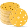 STEBRUAM 50pcs 150mm Sanding Discs,120 Grit 6 inch 15 Holes