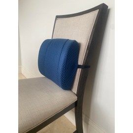 Therapist's Choice Memory Foam Contoured Lumbar Support Pillow - Office Chair Back Support, Back Cushion and Lower Back Pillow - Desk Chair Back Support