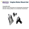 3Pcs Engine Motor Mount Kit Compatible with Fusion 2010 2011