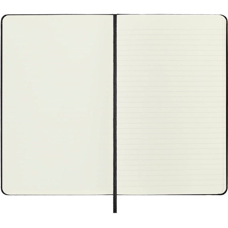 Moleskine, Classic Notebook, Blank and Lined Pages, Hard Cover and