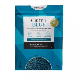 Cirepil - 파란색 400g / 14.11온스 하드 왁스 비즈 백 얼굴 및 바디 무향 스트립 필요 없음 민감한 피부 [800g Beads] Cirepil - Blue 400g / 14.11oz Hard Wax Beads Bag for Face and Body Unscented No Strips Needed Sensitive Skin [800g Beads]