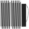 MI CASA Tent Tarp Poles 4.3m Universal 13 Sections Tent