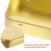 COHEALI Metal Rectangular Empty Hinged Tins: 5 Pack Mini Portable