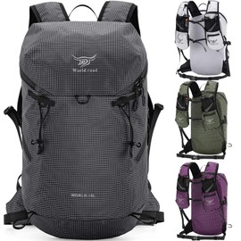 Kimwadalh Hiking Backpack 15L Trekking Rucksack for Women Men Bike Backpacks Daypack for School, Travel, Outdoor Walking