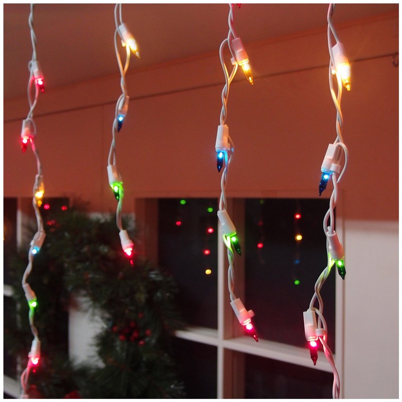 Brite Star 50ct Window Icicle Light, 50 Count, Multicolor