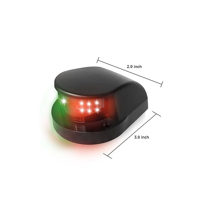 LED Boat Navigation Light Red and Green LED Marine Navigation