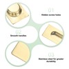 M METERXITY 4-Pack Recessed Finger Pulls, 4.72 Inch Inner Circle