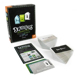 Foxmind Games - Deadlines Trivia Card Game, Pop Culture Game for up to 10 Players, Fun Board Game for Adults and Family Night, Large Group Party Game for Teens, Ages 12 and Up