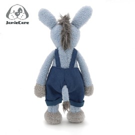 JamieCare Dressing Donkey, Premium Donkey Stuffed Animal, Donkey Toys, Stuffed Donkey, Donkey Plush, Cute Plushies, Plushy Toy for Girls Boys and Kids, Soft Cuddly Friends (Blue, 14")