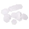 POFET 500pcs Hexagon English PAPER PIECING Quilting Templates Craft -