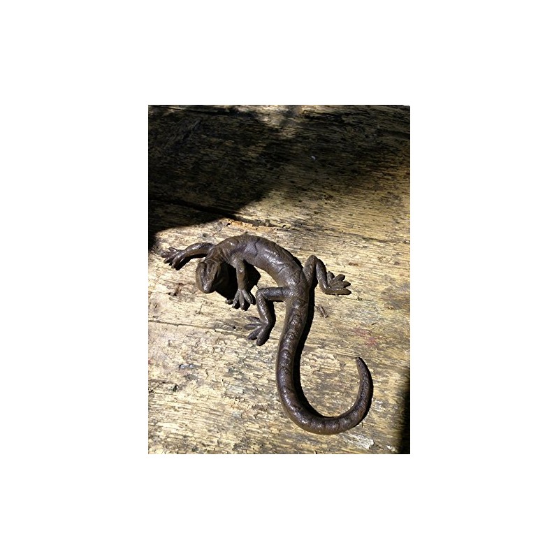 Antikas Salamander Decoration, Gecko Decoration, Letter Weight Made of Cast