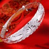 Dainty Silver Bracelets for Women, 925 Sterling Silver Bangle Bracelets