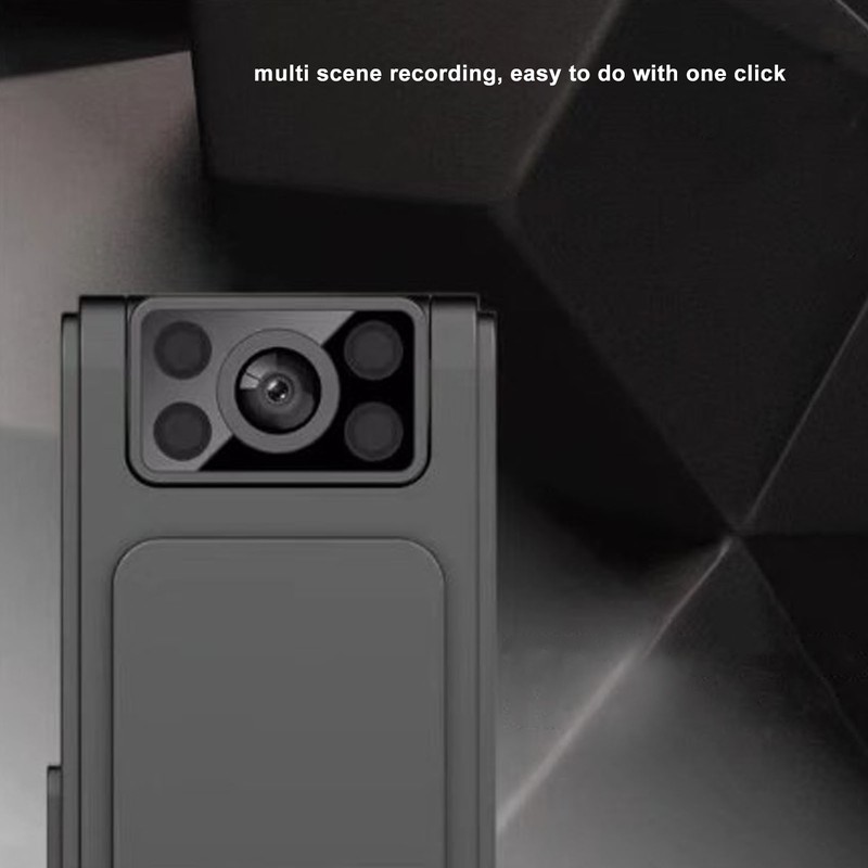 Body Mounted Camera 1080P 60FPS Back Clip Night Vision 130