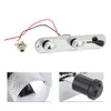 Chrome Plated Metal 3 Way Switch Prewired Control Plate for