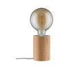 Paulmann Neordic Talin Tischleuchte max.1x20W E27 Holz 230V Holz