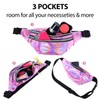 Frienda 2 Pieces Holographic Fanny Pack for Women Colorful Sport