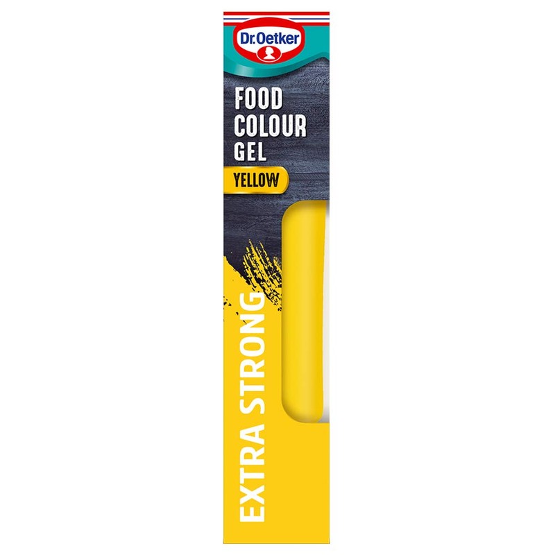 Dr. Oetker Extra Strong Yellow Food Colour Gel, 90 g,