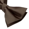 HISDERN Bow Tie Adjustable Brown Bow Ties for Men Pre-Tied