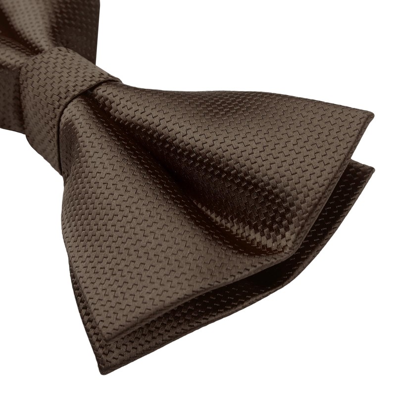 HISDERN Bow Tie Adjustable Brown Bow Ties for Men Pre-Tied