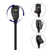 HYSHIKRA Two Way Radio Earpiece, Walkie Talkie Headset Coil Cable
