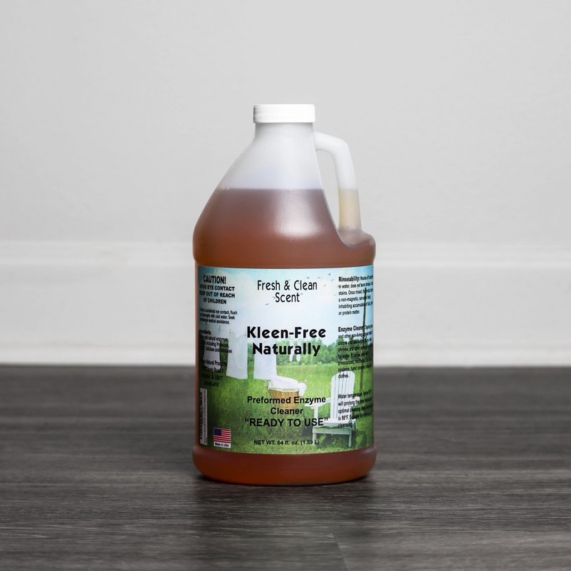 Kleen Free Naturally Preformed Enzyme Cleaner, Enzyme Solution, Multi-Purpose Cleaner,