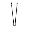 Timyrimy 31.5"/80cm Garden Swing Replacement Rods, Black Metal Round Rods