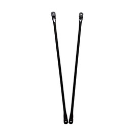 Timyrimy 31.5"/80cm Garden Swing Replacement Rods, Black Metal Round Rods for Hanging Swing Seat to Frame(2PCS/CTN)