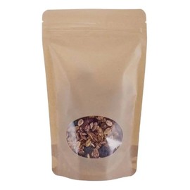Bolsa Sup 250g - Apariencia Kraft Con Ventana - x100 Piezas