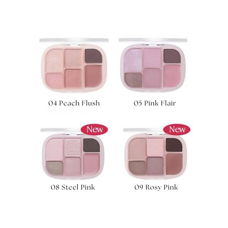 WAKEMAKE Soft Sheer Multi Palette& Brush Special Set 2items [Limited],