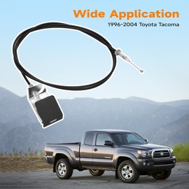 912-100 Hood Latch Release Cable with Handle Assembly Compatible with 1996-2004 Toyota Tacoma, Hood Cable Replaces OEM # 5363004020