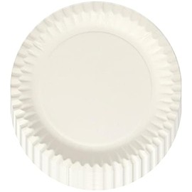 20 Paper Plates White 23 cm