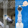 mooncar 2" Inline Zinc Anode Suitable for Saltwater Pools,Pool Zinc
