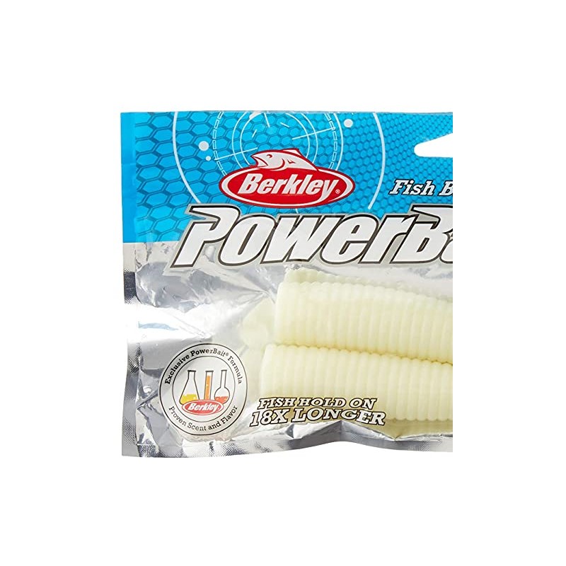 Berkley PowerBait Grub , Glow, 8"