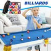 Billiard Balls - Pool Table Set - 16 Piece Mini