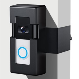 Anti-Theft Doorbell Door Mount, Video Doorbell Mount for Blink & Ring Video Doorbell 1/2/3/3 Plus/4/2023 Release, No-Drill Mounting Bracket for Home Apartment Office Room Rentals, Easy to Install