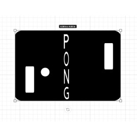 Trading Decals  Pong Custom Vinyl Multi Layer Sticker | Size 6x4 Inches | Video Game sticker!