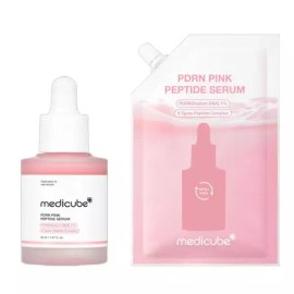 Unknown 메디큐브 PDRN 핑크 앰플 30ml 구성 (본품+리필 50ML+겔패드 2매입*2개) Medikube PDRN Pink Ampoule 30ml Set (Main Product + Refill 50ML + Gel Pads 2 pieces*2) [Main item + refill + 2 gel pads, 2 EA]