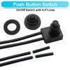 Taiss KP-107 12 V Switch Waterproof Self-Locking Push Button Switch