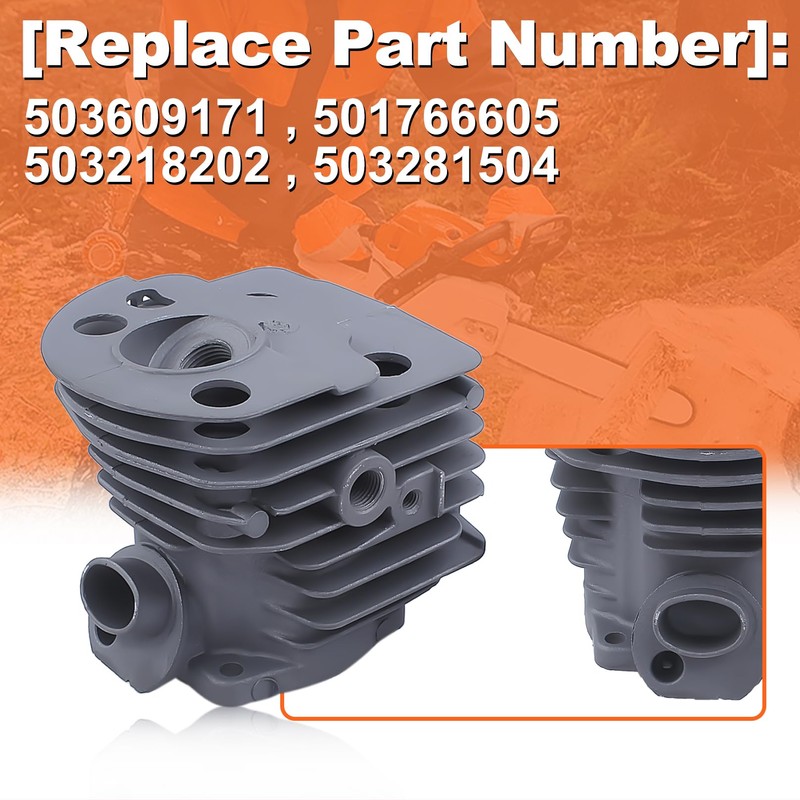 Mtanlo For Husqvarna 55 51 For Chainsaw parts, 46mm Cylinder