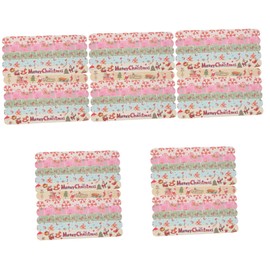 Mikinona 5sets Nail Trimming File Set Christmas Themed Nail Buffering Reindeer Boards Handheld Tool Women 24pcs*5