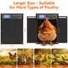 Automatic Chicken Coop Door Large Size, 7W Solar Powered with