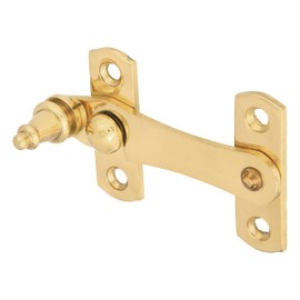 Amig - Golden Roller Blind for Shutters with Inverted Coupling Mod. 3 | 75 x 46 mm | Polished Brass | Shock and Shatterproof Closure for Windows | Includes Screws