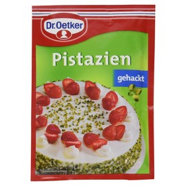 Dr. Oetker Pistachios Chopped, 25 g, Crushed Pistachios, Elegant Ingredient for Baking and Decorating Cakes, Cakes & Desserts, Ready to Eat, Vegan