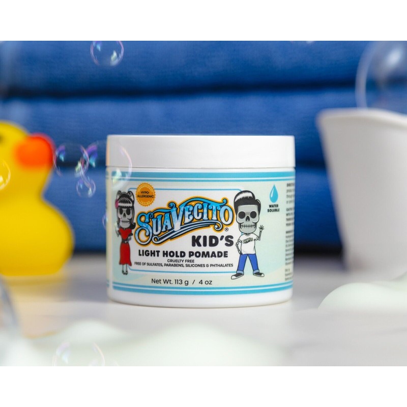Suavecito Kid's Hair Pomade Calming Chamomile Light Hold Hypoallergenic Formula
