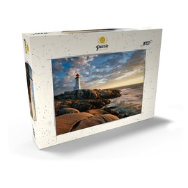 MyPuzzle Sunset at the Lighthouse of Peggys Cove, Nova Scotia, Canada - Premium 1000 Piece Puzzle - MyPuzzle Special Collection by Puzzle Galaxy